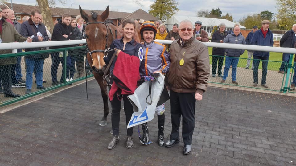 Plumette after winning at Leicester.
